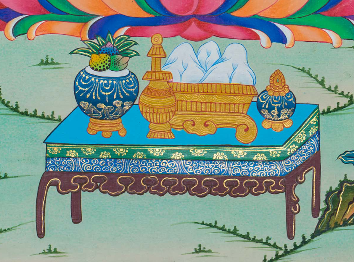 Authentic Buddha Shakyamuni Thangka: A Symbol of Enlightenment and Peace - T-S-BT-RB-AU-SB-0115