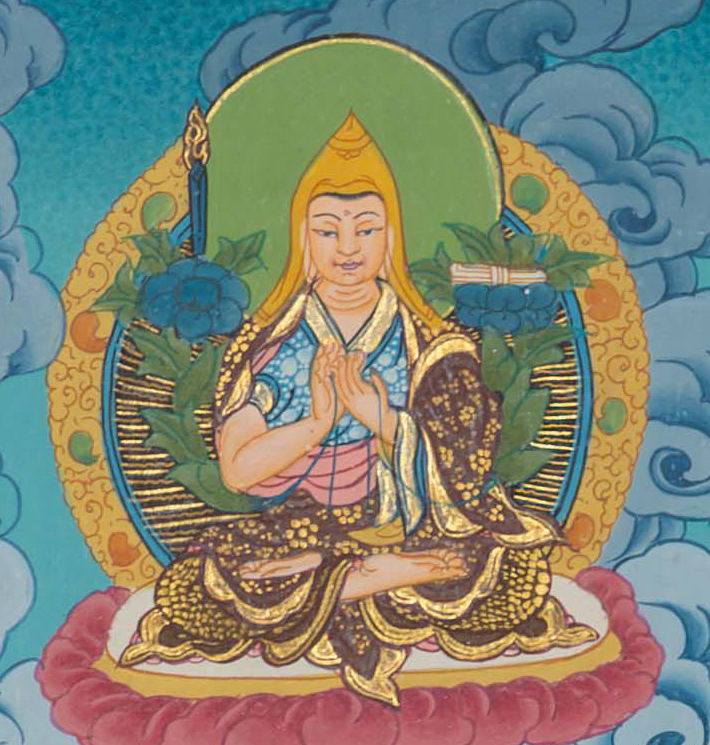 Hand-Painted Chenrezig Thangka - T-S-BT-BB-AU-C-0095