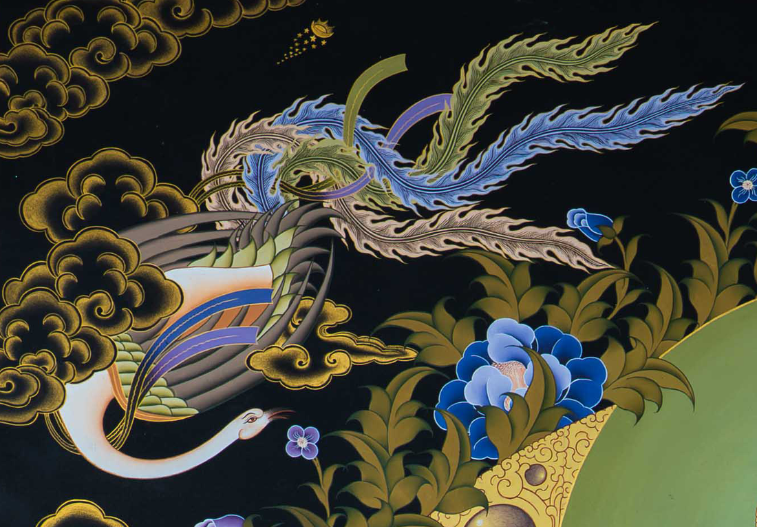 The Compassionate White Tara Thangka - T-S-BT-MB-AU-WT-0147