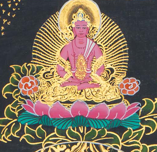 Hand-Painted Manjushree Thangka - T-S-BT-RB-M-0106