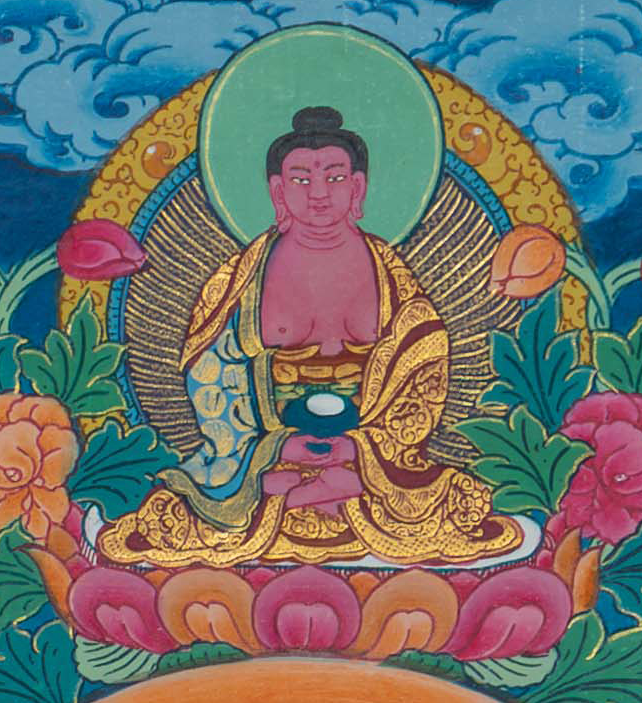 Hand-Painted Chenrezig Thangka - T-S-BT-PB-AU-C-0116