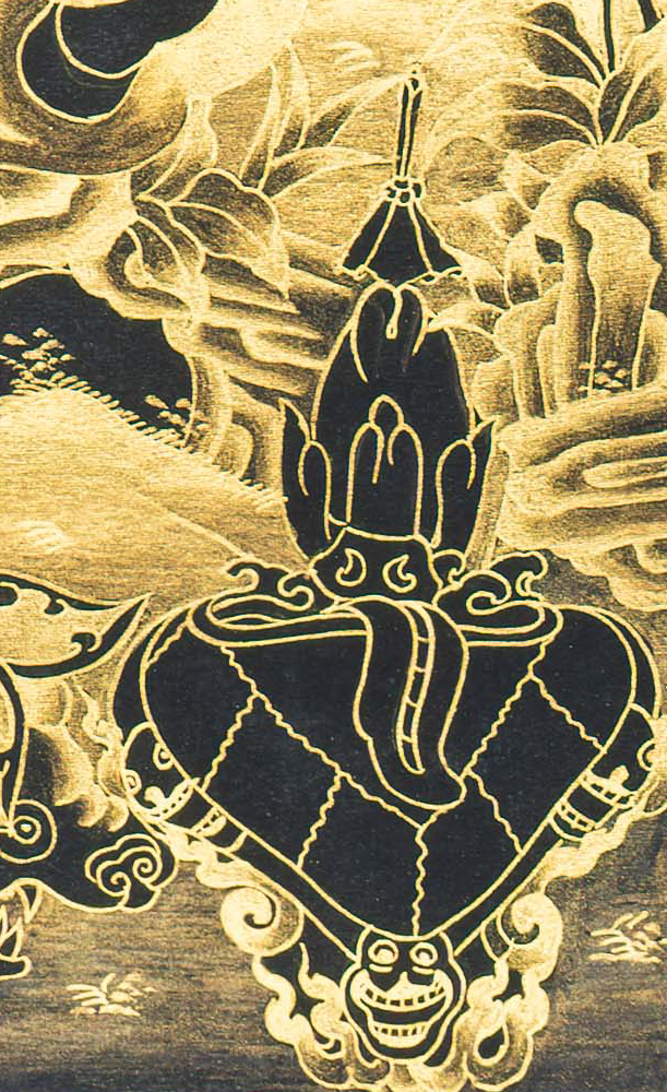 Vajrakilaya Thangka: Piercer of Obstacles and Ignorance - T-S-BT-BB-FM-0132